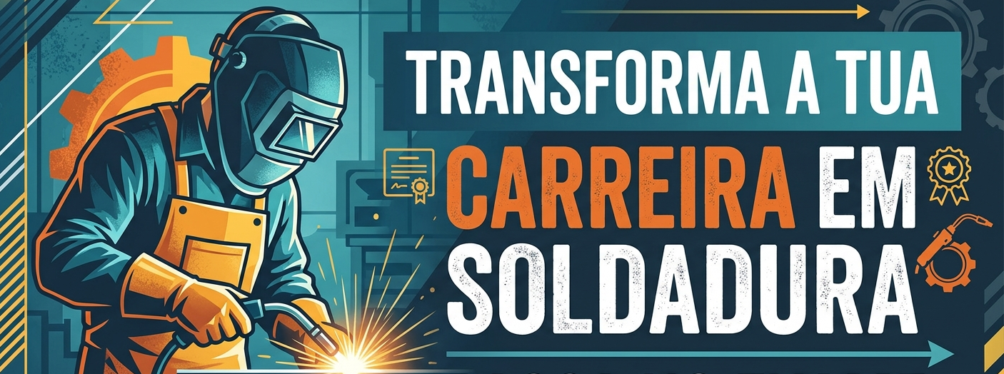 Transforma a tua carreira em soldadura — passa no exame garantido